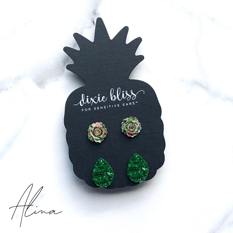 Alina - Dixie Bliss - Duo Stud Earring Set