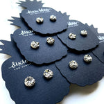 Minis in Gunmetal - Dixie Bliss - Single Stud Earrings