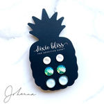 Johanna - Dixie Bliss - Trio Stud Earring Set