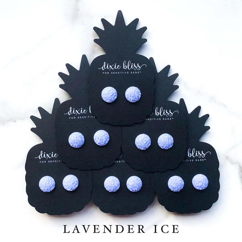 Lavender Ice - Dixie Bliss - Single Stud Earring