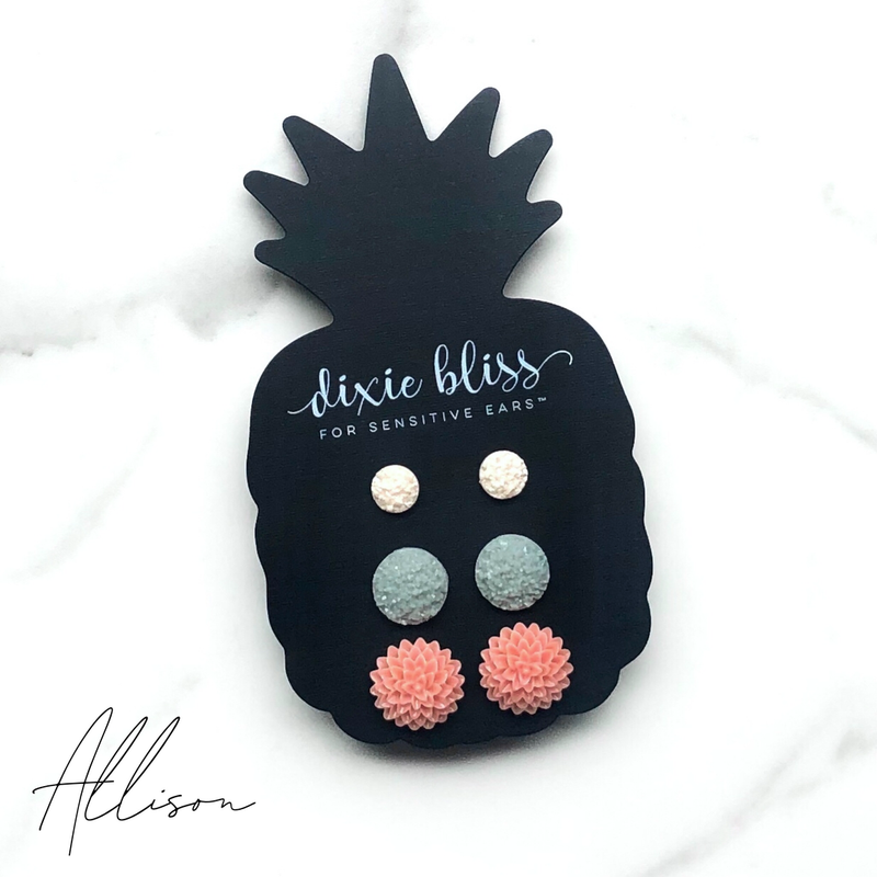 Allison - Dixie Bliss - Trio Stud Earring Set