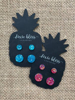 Mommy + Me Druzy - Dixie Bliss - Duo Stud Earring Set