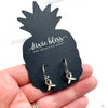 Ribbon Huggie Hoops - Dixie Bliss - Dangle Earrings