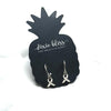 Ribbon Huggie Hoops - Dixie Bliss - Dangle Earrings