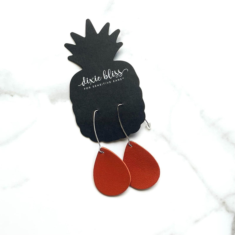 Charlotte in Terracotta - Dixie Bliss - Dangle Earrings