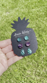 Theodora - Dixie Bliss - Trio Stud Earring Set