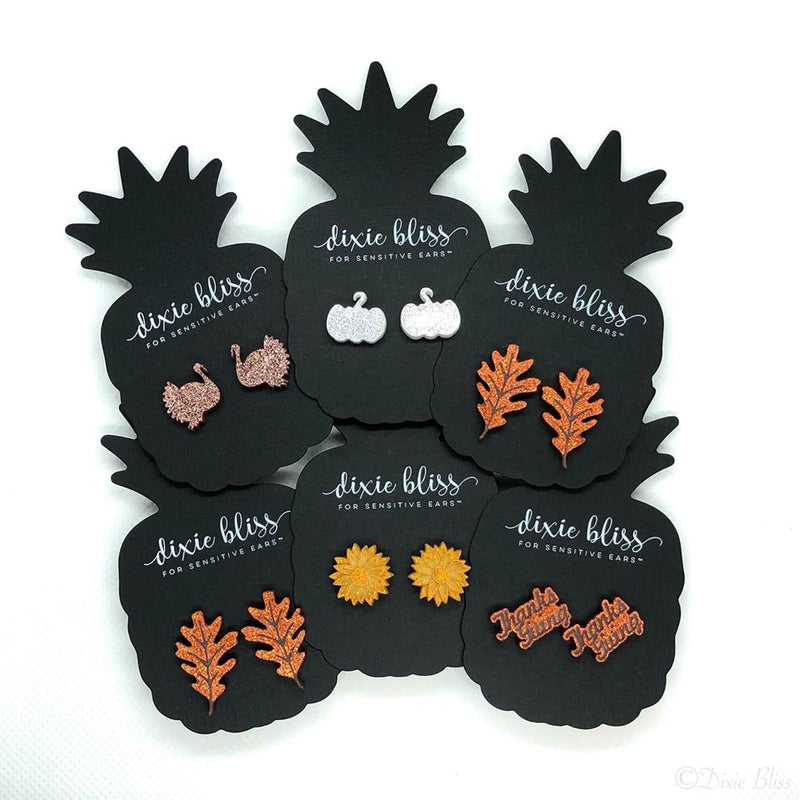 Give Thanks - Dixie Bliss - Single Stud Earrings