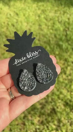 Marvelous Teardrops in Gunmetal - Dixie Bliss - Single Stud Earrings