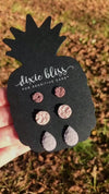 Nadia - Dixie Bliss - Trio Stud Earring Set