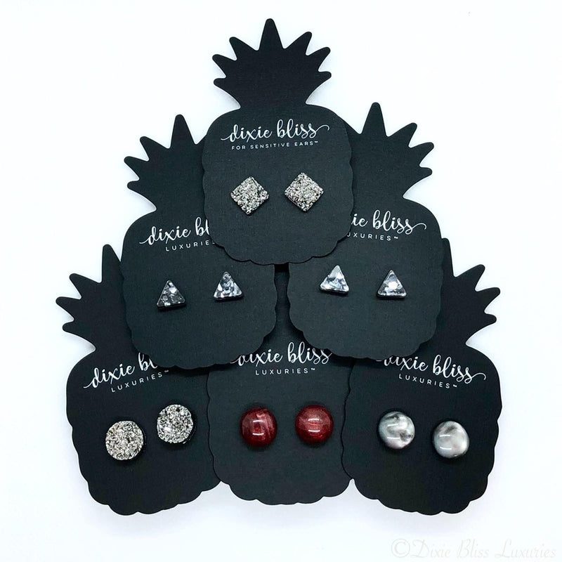 Dark Nights - Dixie Bliss - Single Stud Earrings