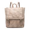 Valerie Flapover Backpack w/ Grommet Details