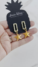 Friendly Starfish - Dixie Bliss - Dangle Earrings