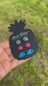 Happy Camper - Dixie Bliss - Trio Stud Earring Set