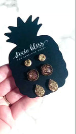 Gwyneth - Dixie Bliss - Trio Stud Earring Set