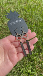 Midnight Sparkle in Gold - Dixie Bliss - Dangle Earrings