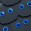 Captivating Gems in Royal Blue - Dixie Bliss - Single Stud Earrings