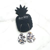 Charlotte in Navy Floral  - Dixie Bliss - Dangle Earrings