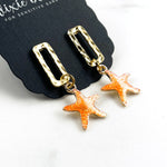 Friendly Starfish - Dixie Bliss - Dangle Earrings