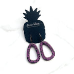 Purely Wild in Boysenberry - Dixie Bliss - Dangle Earrings