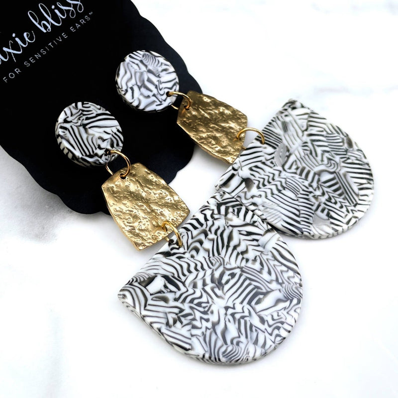 Look for Zebras - Dixie Bliss - Dangle Earrings