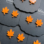 Maple Leaves in Spiced Cider - Dixie Bliss - Single Stud Earrings