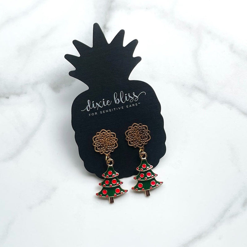 Polka Dot Trees - Dixie Bliss - Dangle Earrings