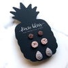 Nadia - Dixie Bliss - Trio Stud Earring Set