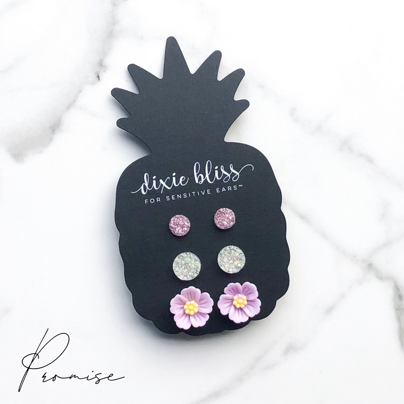 Promise - Dixie Bliss - Trio Stud Earring Set