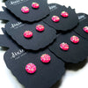 Punchy Pink Diamonds - Dixie Bliss - Single Stud Earrings