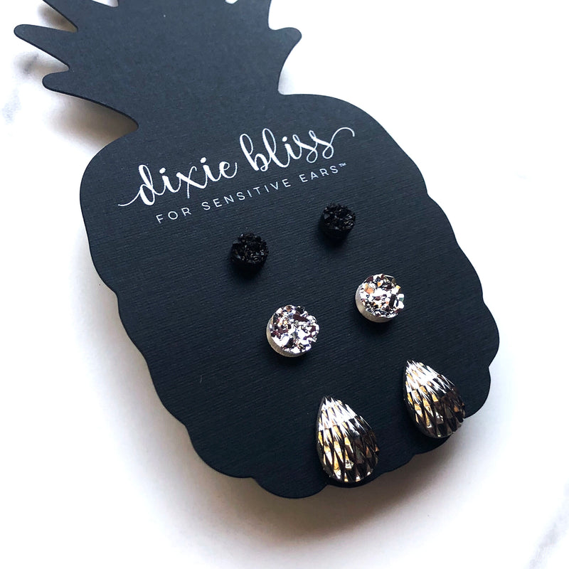 Raven - Dixie Bliss - Trio Stud Earring Set