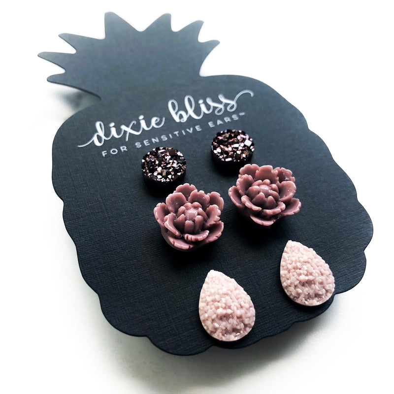 Rowena - Dixie Bliss - Trio Stud Earring Set