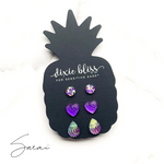 Sarai - Dixie Bliss - Trio Stud Earring Set