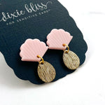 Serene as a Shell - Dixie Bliss - Dangle Earrings