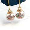 Snow Globe in Spring Sprinkles - Dixie Bliss - Dangle Earrings