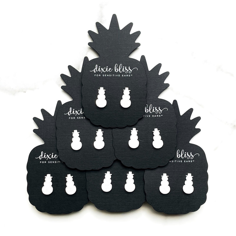 Snowmen - Dixie Bliss - Single Stud Earrings