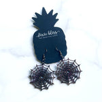 Spider Webs in Magic Mist - Dixie Bliss - Dangle Earrings