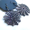 Spider Webs in Magic Mist - Dixie Bliss - Dangle Earrings