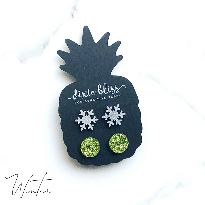 Winter - Dixie Bliss - Duo Stud Earrings