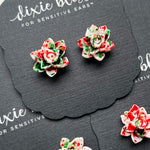Yuletide Succulents - Dixie Bliss - Single Stud Earrings