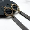 Midnight Sparkle in Gold - Dixie Bliss - Dangle Earrings