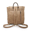 Valerie Flapover Backpack w/ Grommet Details