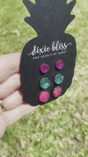 Malia - Dixie Bliss - Trio Stud Earrings Set