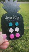 Mariah - Dixie Bliss - Trio Stud Earring Set