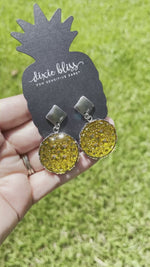 Hopeful in Sunbeam Diamonds - Dixie Bliss - Dangle Earrings