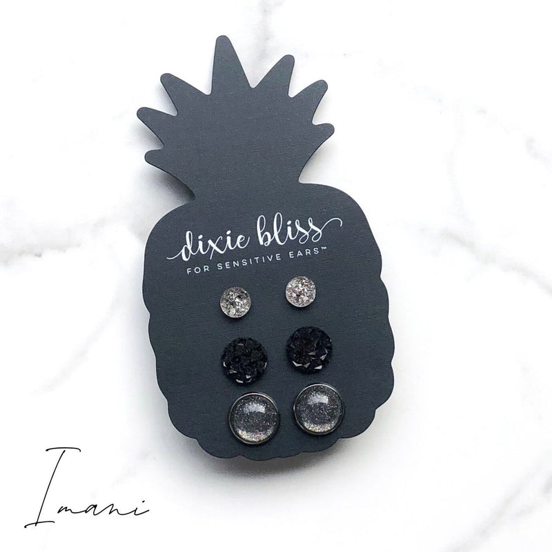 Imani - Dixie Bliss - Trio Stud Earring Set