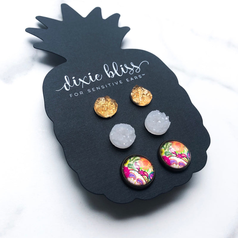 Cynthia - Dixie Bliss - Trio Stud Earring Set