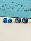 Blue Line - Dixie Bliss - Duo Stud Earring Set