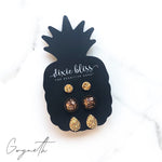 Gwyneth - Dixie Bliss - Trio Stud Earring Set