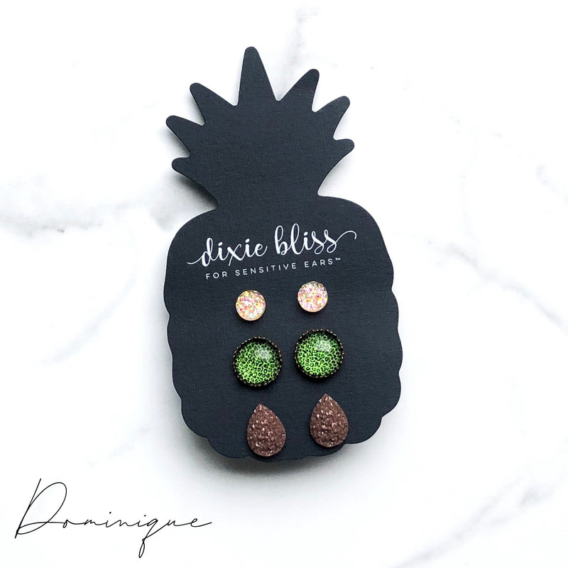 Dominique - Dixie Bliss - Trio Stud Earring Set