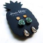 Faye - Dixie Bliss - Trio Stud Earring Set